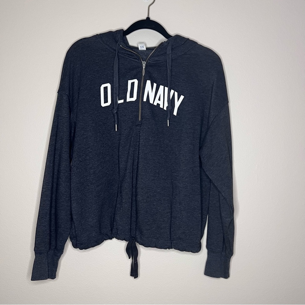 Old Navy Women's Charcoal Hoodie Sweater